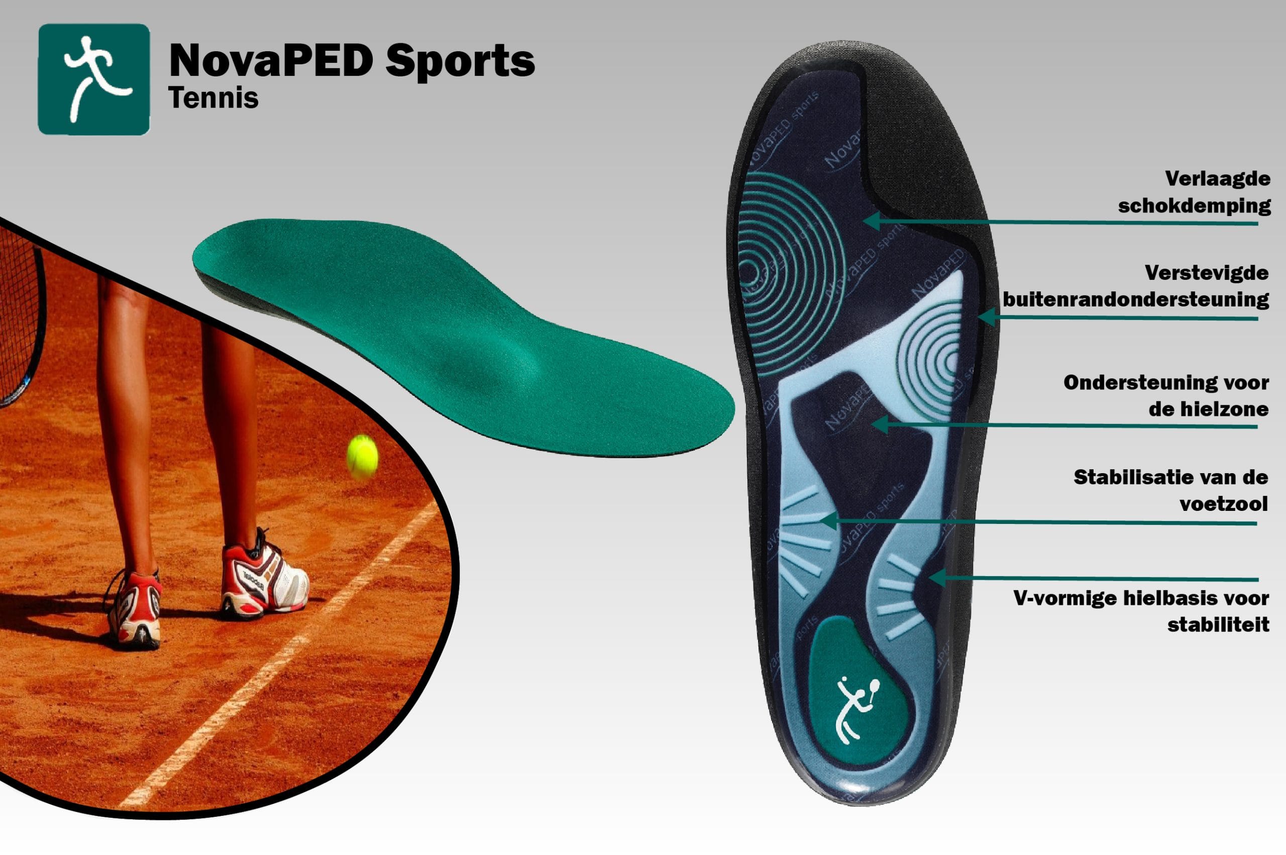 Novaped sportzolen tennis